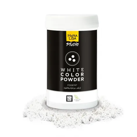 powder colour white
